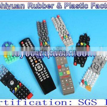 custom transparent silicone16 buttons keypads distance controlled robot Conductive carbon particlesn keypads