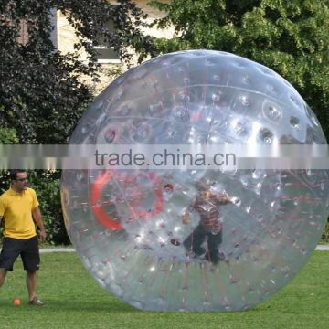 zorb balls, inflatable hamster balls to Europe