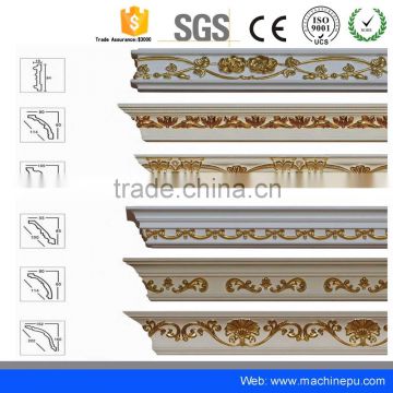 Newly decorative pu polystyrene cornice stone/cornice frame/cornice online