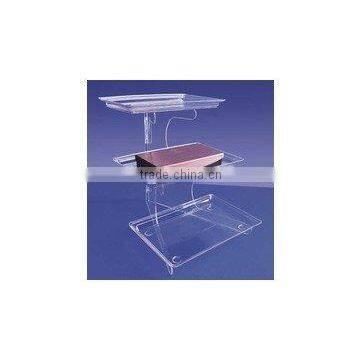 Acrylic Three Tier Tray Stand