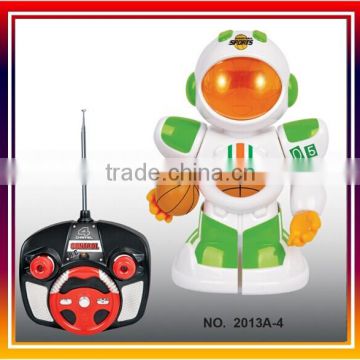 Remote Control Robot,4CH RC Robot with Auto +Music+Light