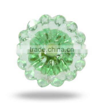 Glass Small Beads Mint Color Knob