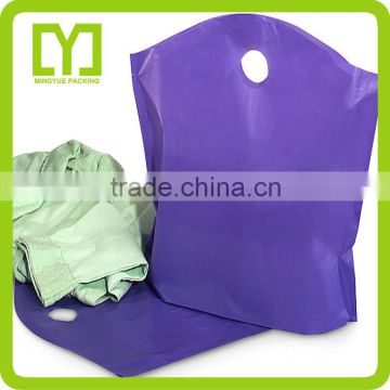 2016 Yiwu Customzied cheap good quality promotional die cut pe plastic bag