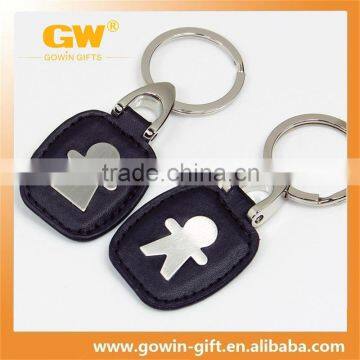 Promotional leather keychain,leather keyring,leather key holder