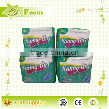 High Quality Hot Sale Cotton Lady Sanitary Pad For Woman