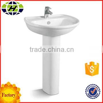 ceramic bathroom sanitary ware pedestal wash basin designs