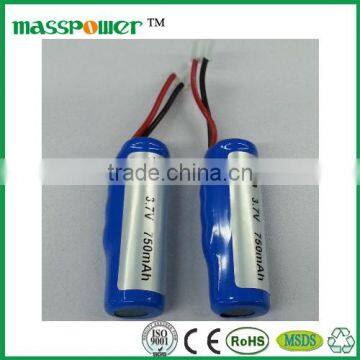 OEM Rechargeable li-ion battery pack 3.7v 700mah