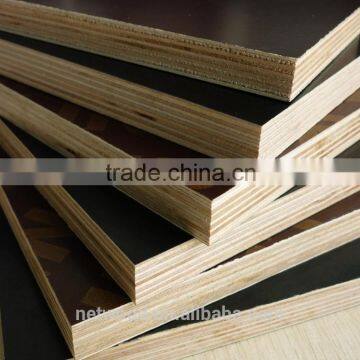 black/brown film faced plywood 12,15,18mm poplar core from Shandong China