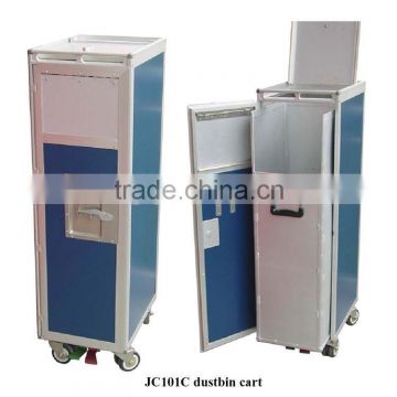 Aviation Inflight Waste Cart Waste Collection Cart Garbage Storage Trolley for Aircraft, Airline, Airplane, Aeroplane