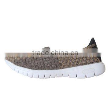 Handmade Slip On Elastic Woven Shoes HT-109714-204