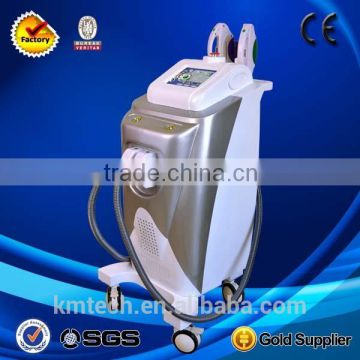 640-1200nm Pain Free Hot Sales!! 2 In 1 Ipl Beauty Devices Wrinkle Removal Wrinkle Removal With Two Treatment Heads Armpit / Back Hair Removal Acne Removal