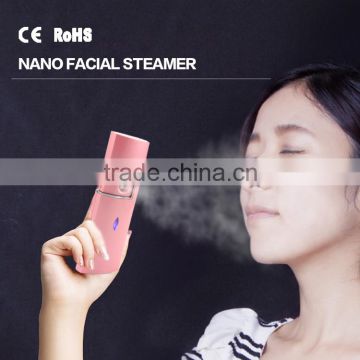 Hign quality China factory supply personal portable nano facial steamer