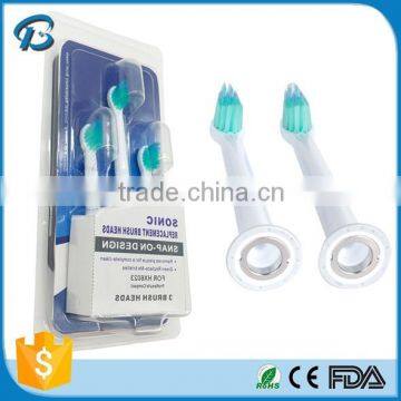 Soft/Medium Bristle Hardness Adult Toothbrush Replacement Head HX6024 , HX6023 for Heads of Electric Toothbrush