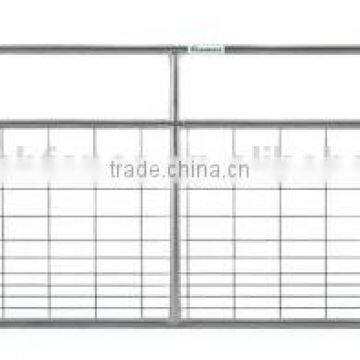 Galvanized 4ft Height Tubular Gate With Wire Mesh photo-2