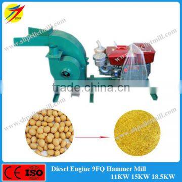 Diesel maize milling grinder hammer mill machine for poultry feed