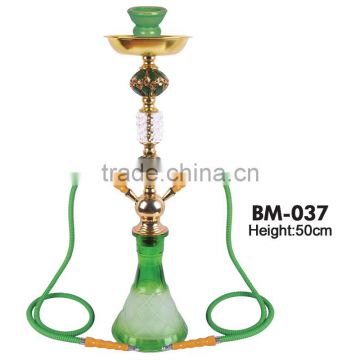 middle size glass hookah 2 hose lavoo hookah