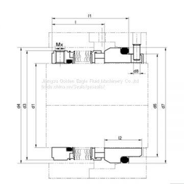 Equivalent to Burgmann MFL85N Metal Bellow Mechanical Seal photo-5