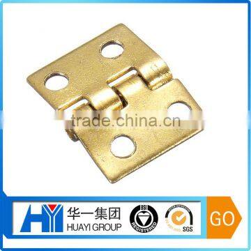 Custom 180 degree Gold/Imitation Gold plating metal stamping door hinge/cabinet hinge