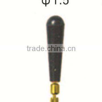 Brass fishing head swivel with rubber float seat