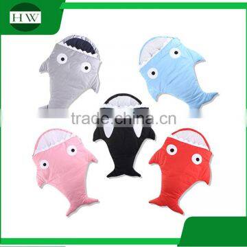 Christmas Gift Wholesale Soft Cotton Baby Kids Children Adults Shark Tail Blanket Sleeping Bag photo-3
