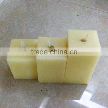 Flameless Square Shaped Moving Wick Led Candles With Timer 3pcs Led Square Shaped Dancing Wick Candles With Remote Control