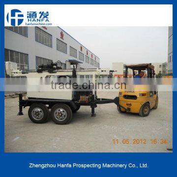 Quality ensure!!trailer type,for industrial and agricultural water conservancy projects,HF150T bore well drilling machinery