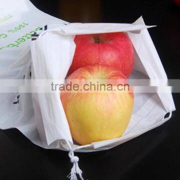 Whosale/distribute Biodegradable and Compostable Eco-friendly Corn Starch Drawstring Bag photo-2