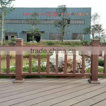 No glue low maintenance wood plastic composite fence & railing