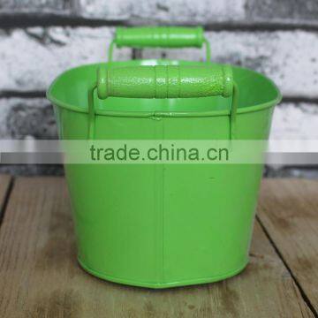 Wholesale Vertical Modern Decorative Indoor Herb Stackable Garden Pots With Wooden Handle photo-2