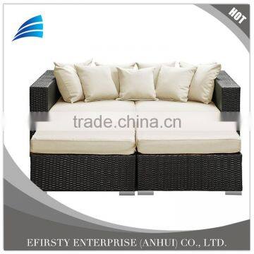 wholesale china import luxury daybed,outdoor rattan daybed