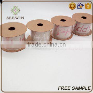 100% Pure Jute Burlap Ribbon for Packing Tie Bow photo-2