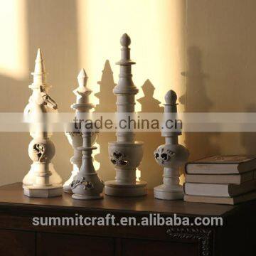 Resin Internation Chess Sculpture Casino Decoration photo-2