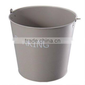Metal Powder Caoting Laundry Basket Clothes Bucket