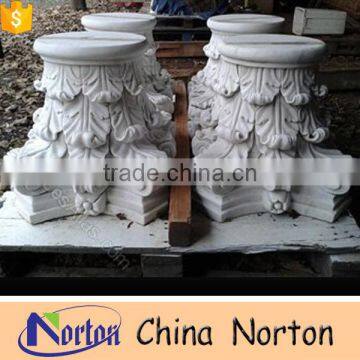 carved craft stone architectural decorative pillar caps NTMF-CP016Y