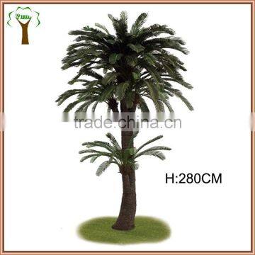 large artificial cycad palm tree in straight standing