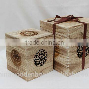 Customized Engraved Wood Tea Box for Wholesale photo-2