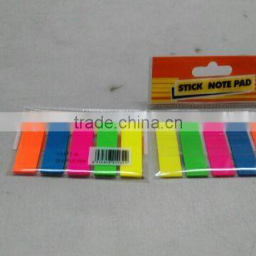 100 sheet 4 color assort plastic PET sticky note