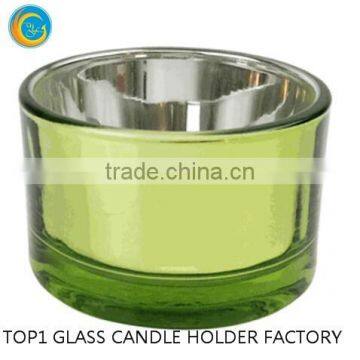 Flared Tealight Glass Cup Purple Glass