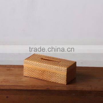 Wicker Bamboo Tissue Box / Best Selling Table Decorartion photo-2