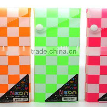 Sliding Drawer PP Pencil Box With Button , PP Pencil Box , Fashion Stationary Pencil Cases photo-2