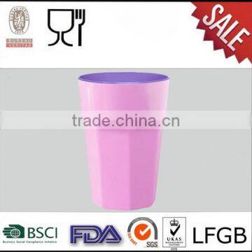 Pink color melamine mug melamine custom printed wholesale drinking cups