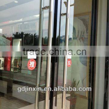 Stainless Steel Glass Door Pull Handle Art Deco Style Doors photo-5