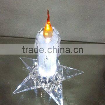 Acrylic Artificial Decoration LED Flameless Party Candle Light photo-3
