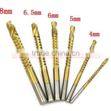 6pcs/set Titanium HSS Saw Drill Bit Electric Drill Hemp Flowers Drill Bits Set 1/4" 6.35mm Hex Shank photo-2