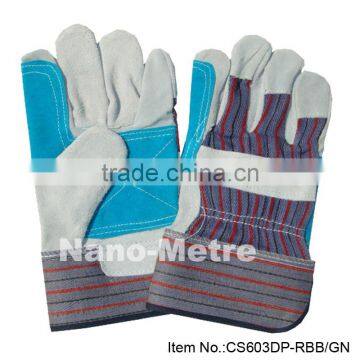 NMSAFETY Newly Cow Split Welding Gloves/cow split welding work gloves leather gloves