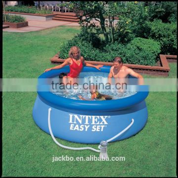 Famous brand intex swimming pool durable PVC forming fabric above ground swimming pool for hot sale