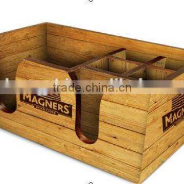 wooden packing crate gift box