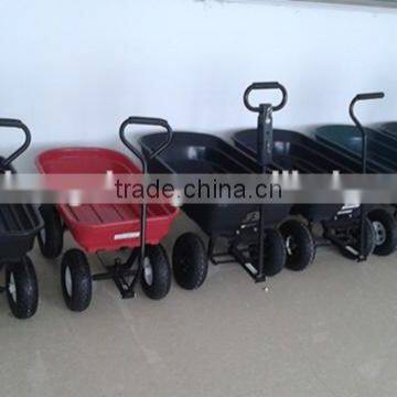 Large 4 Wheel Heavy Duty Garden Trolley TC4205F photo-4