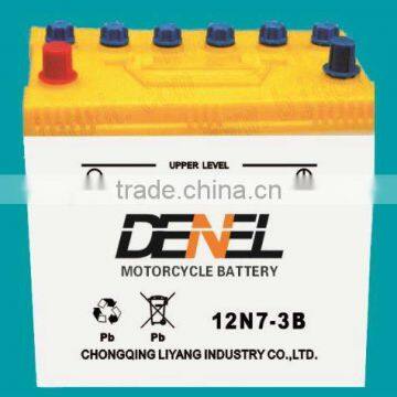 12N7-3B 12V 7AH Battery for Motorcycle,BEST MOTORCYCLE BATTERY photo-2