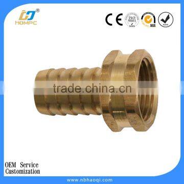 Brass thread barb garden hose fitting